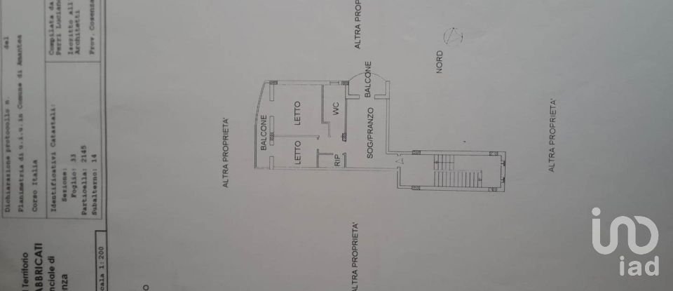 Four-room apartment of 87 m² in Amantea (87032)