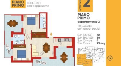 Block of flats in Alba Adriatica (64011) of 74 m²