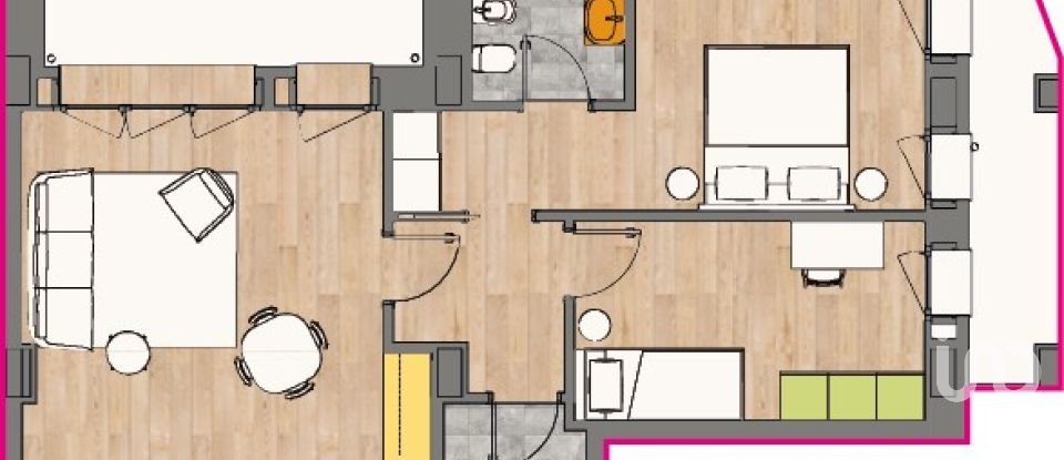 Three-room apartment of 118 sq m in Milano (20151)