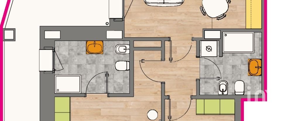 Three-room apartment of 116 m² in Milano (20151)