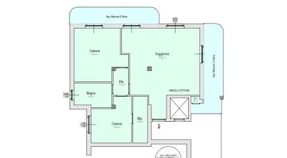 Four-room apartment of 91 m² in Porto Sant'Elpidio (63821)