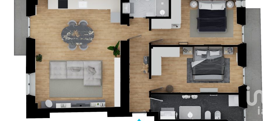 Three-room apartment of 104 m² in Torino (10122)
