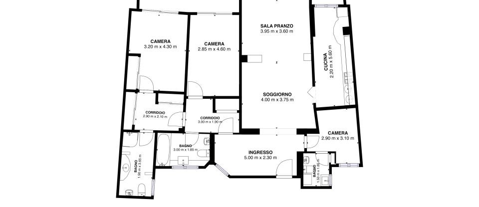 Apartment 8 rooms of 144 m² in Roma (00142)