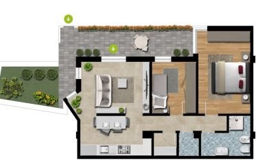 Apartment 5 rooms of 87 sq m in Arenzano (16011)
