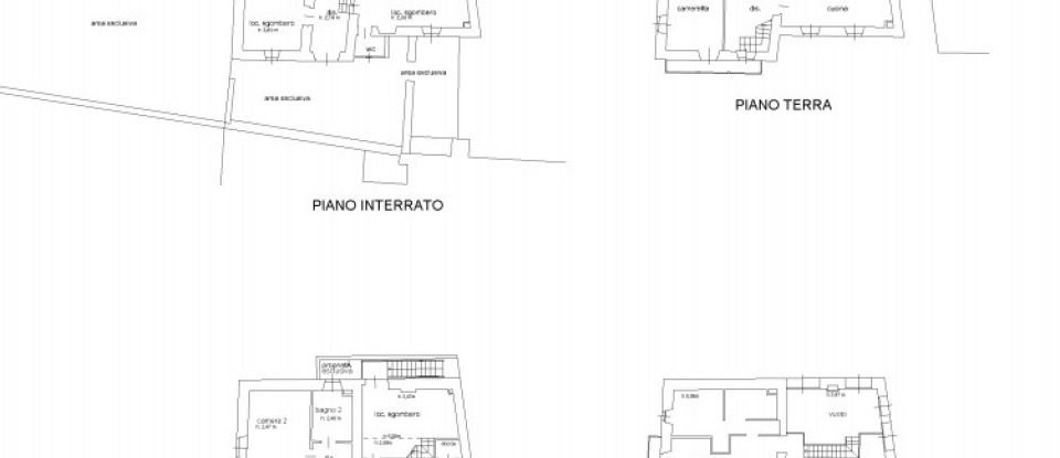 Villa storica 14 locali di 380 m² in Bracca (24010)