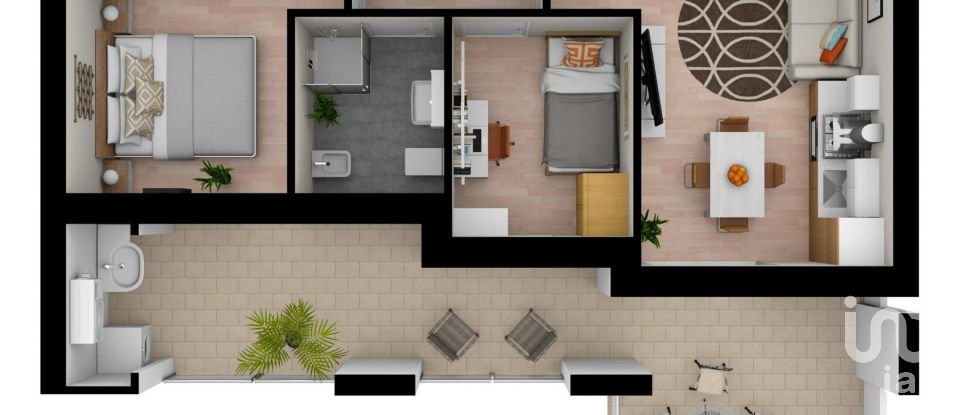 Three-room apartment of 47 sq m in Tortoreto (64018)