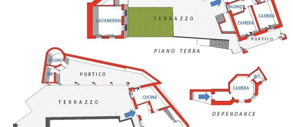 House 15 rooms of 420 m² in Ospedaletti (18014)