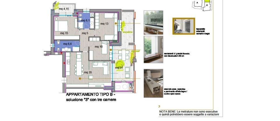 Three-room apartment of 141 m² in Giussano (20833)