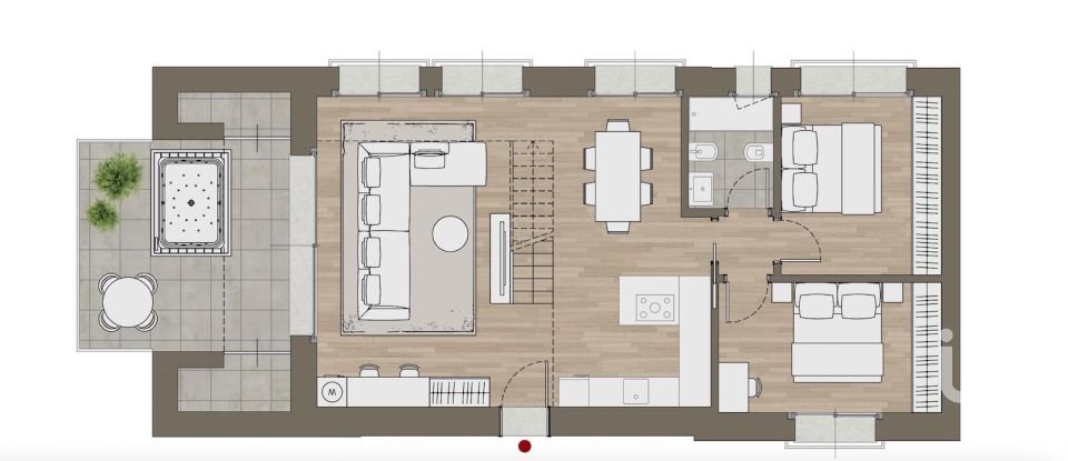 Four-room apartment of 167 m² in Milano (20156)