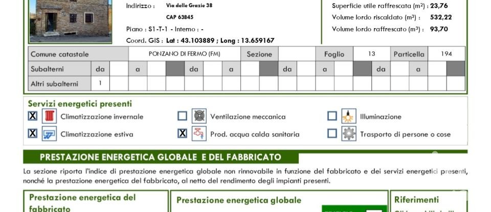 Casa indipendente / Villa 8 locali di 220 m² in Ponzano di Fermo (63845)