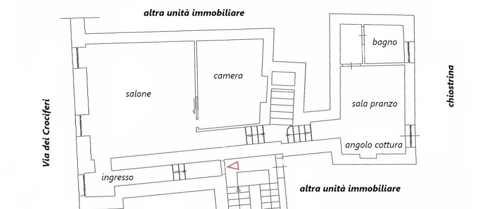 Two-room apartment of 80 m² in Roma (00187)