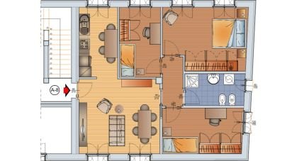 Four-room apartment of 95 m² in Cremona (26100)