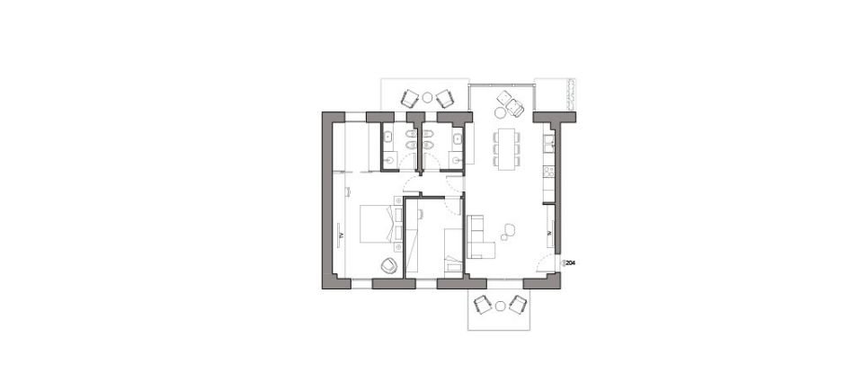 Three-room apartment of 117 m² in Milano (20126)