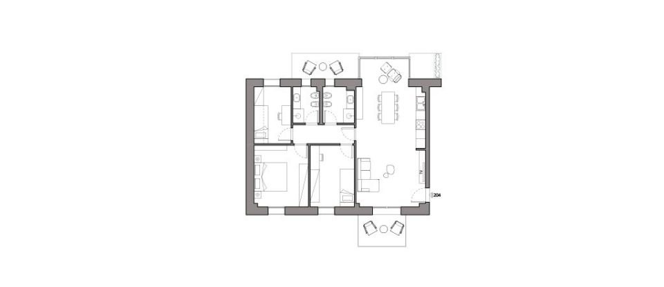 Four-room apartment of 117 m² in Milano (20126)