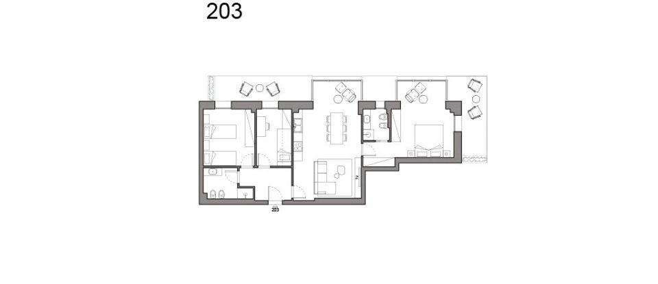 Four-room apartment of 120 m² in Milano (20126)