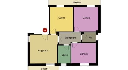 Duplex 4 rooms of 140 m² in Filottrano (60024)