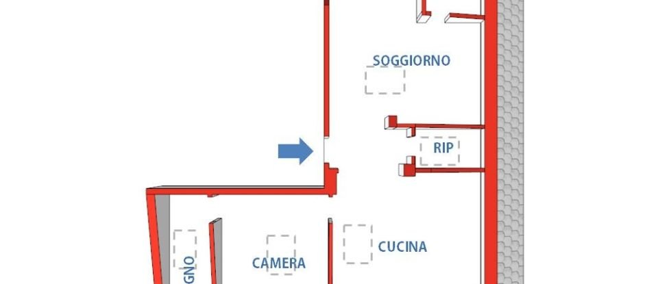 Two-room apartment of 40 m² in Sanremo (18038)