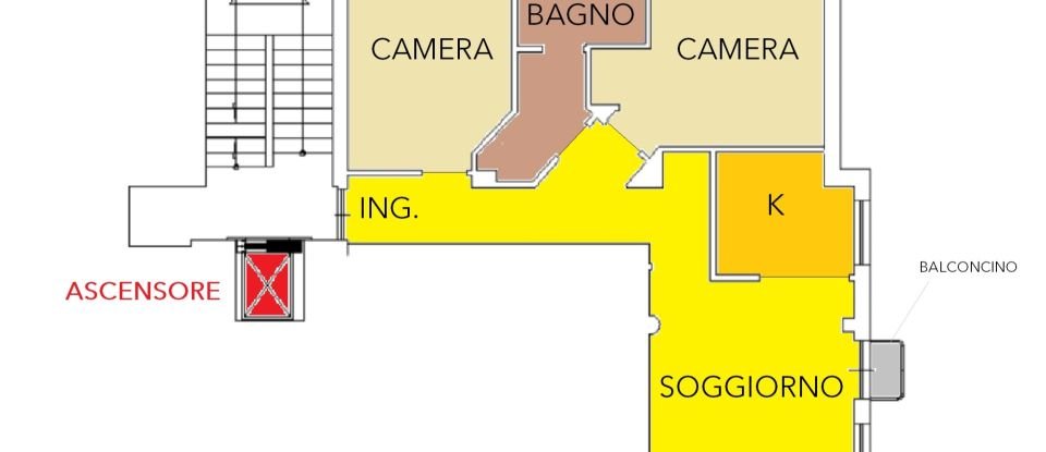 Bilocale di 89 m² a Angri (84012)
