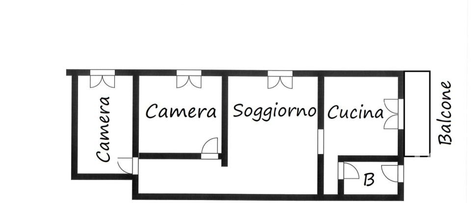 Three-room apartment of 85 m² in Genova (16144)