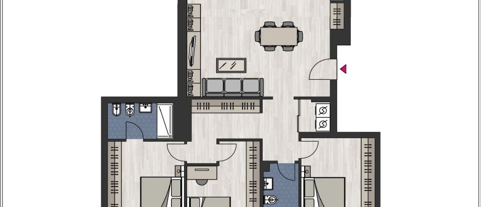 Four-room apartment of 127 m² in Bologna (40131)
