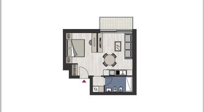 One-room apartment of 48 m² in Bologna (40131)