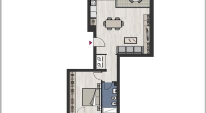 Two-room apartment of 73 m² in Bologna (40131)