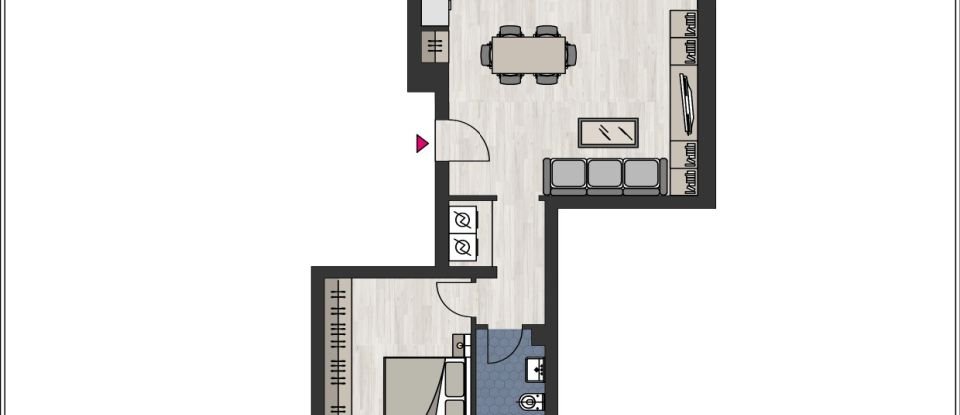 Two-room apartment of 73 m² in Bologna (40131)