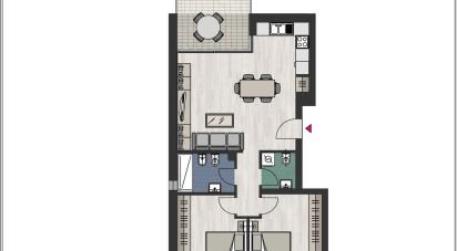 Three-room apartment of 90 m² in Bologna (40131)