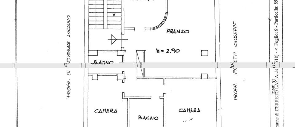 Triplice 3 locali di 120 m² a Cerreto Laziale (00020)