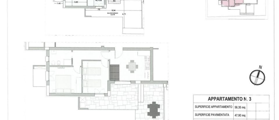 Building 3 rooms of 56 m² in Alba Adriatica (64011)