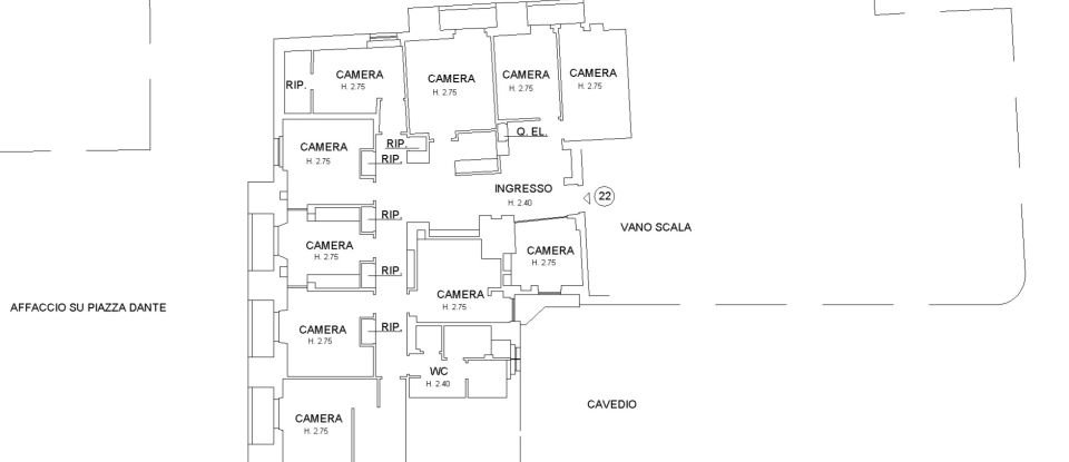 Immobile di prestigio 9 locali di 248 m² a Genova (16121)