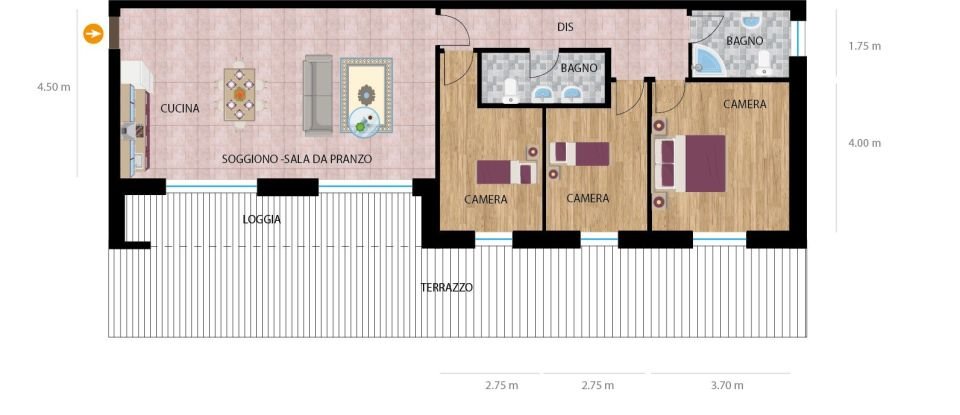 Quadrilocale di 140 m² a Selvazzano Dentro (35030)