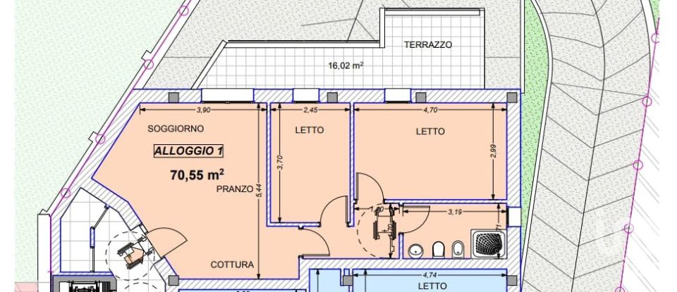 Appartamento 5 locali di 78 m² a Fano (61032)