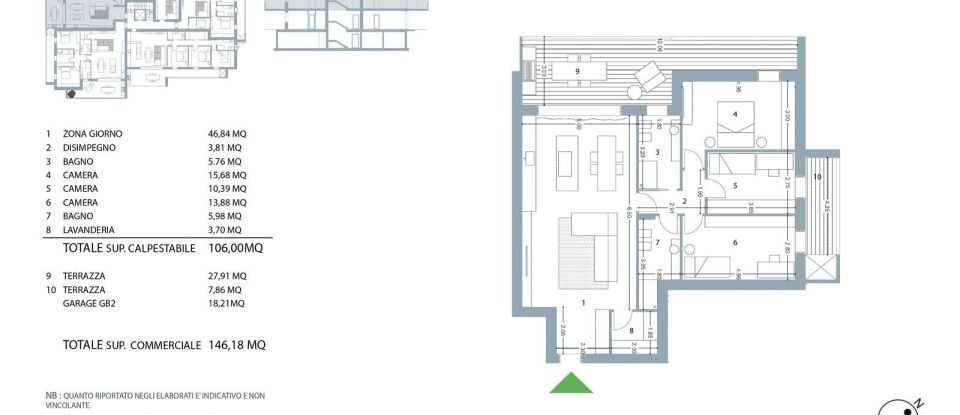 Quadrilocale di 140 m² a Mestrino (35035)