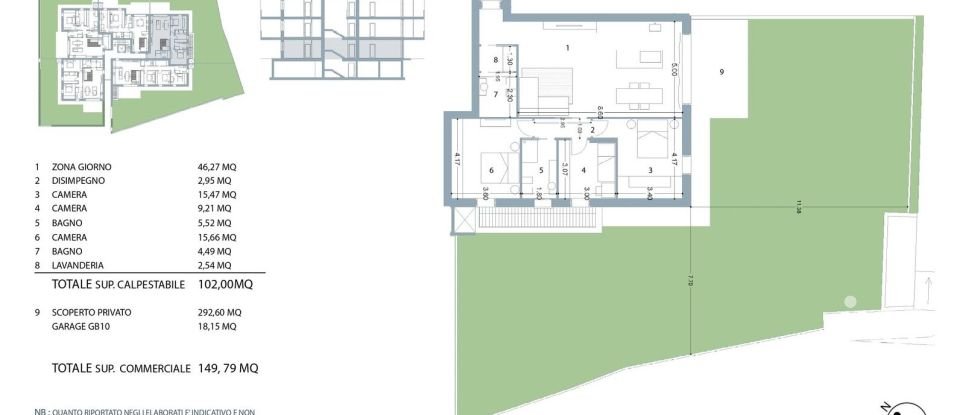 Three-room apartment of 150 m² in Mestrino (35035)