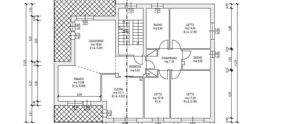 Townhouse 8 rooms of 234 m² in San Costanzo (61039)