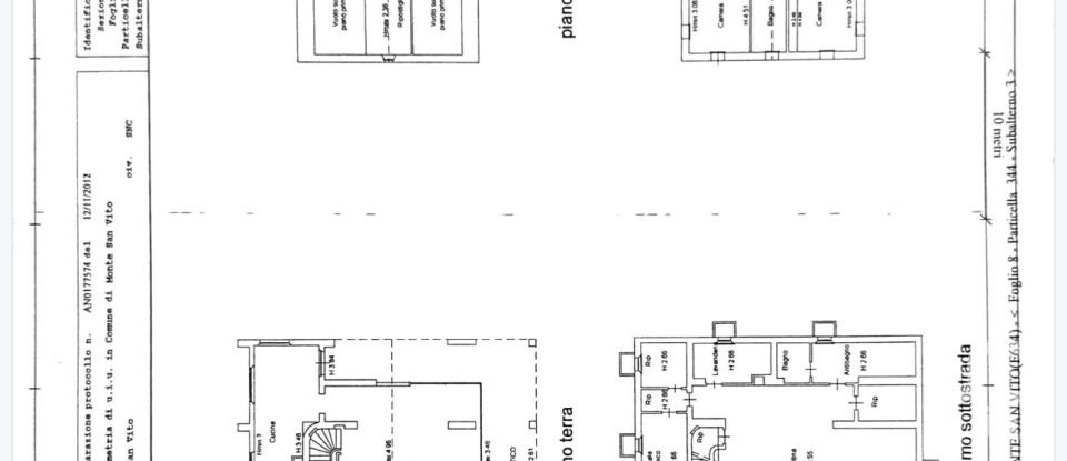 Casale 20 locali di 820 m² in Monte San Vito (60037)