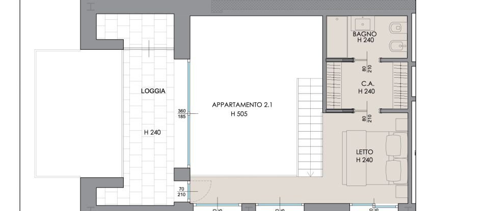Duplex 4 locali di 184 m² a Milano (20156)