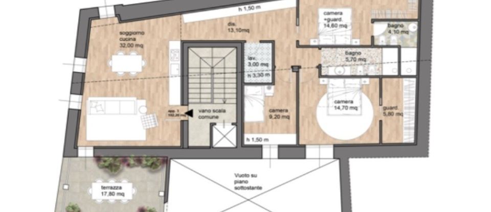 Four-room apartment of 118 m² in Manerba del Garda (25080)