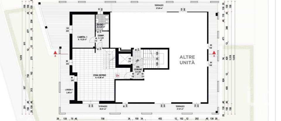 Apartment 5 rooms of 180 m² in Mestrino (35035)