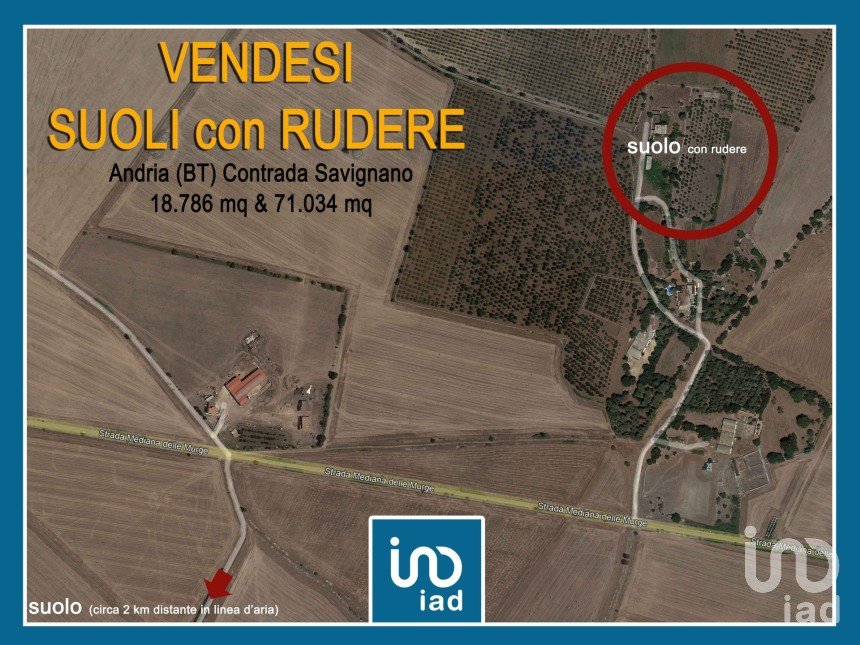 Land of 71,034 m² in Andria (76123)
