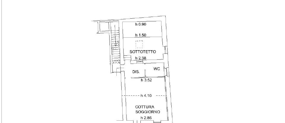 Two-room apartment of 86 m² in Verona (37124)