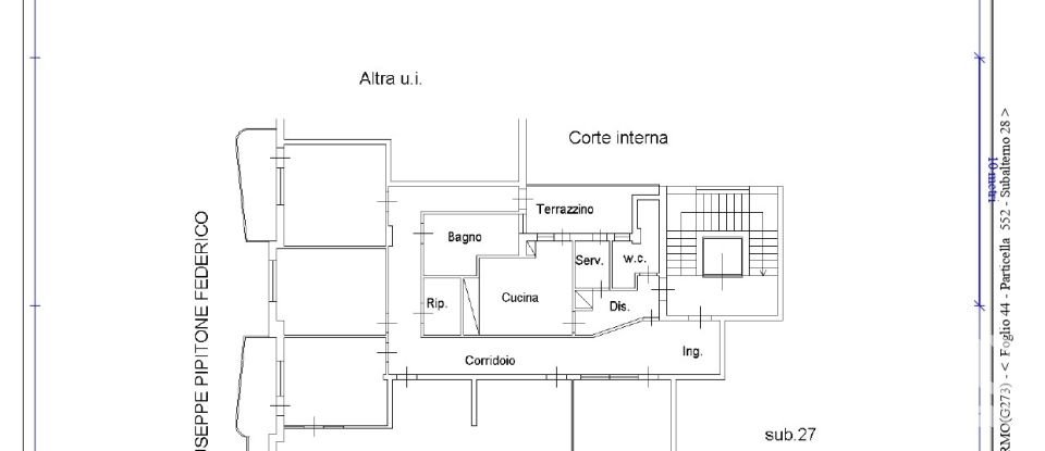 Apartment 7 rooms of 226 m² in Palermo (90144)