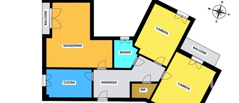 Four-room apartment of 107 m² in Verona (37122)