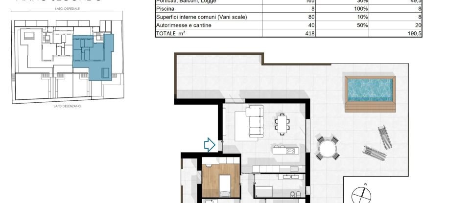 Four-room apartment of 170 m² in Desenzano del Garda (25015)