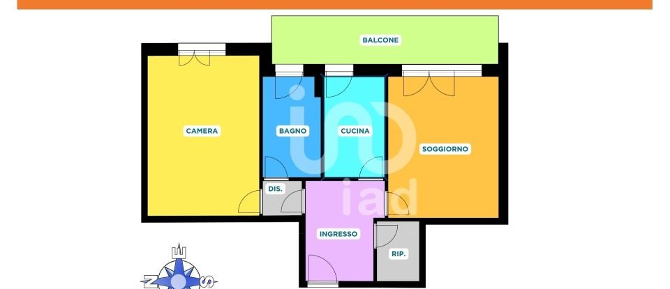 Three-room apartment of 71 m² in Verona (37137)