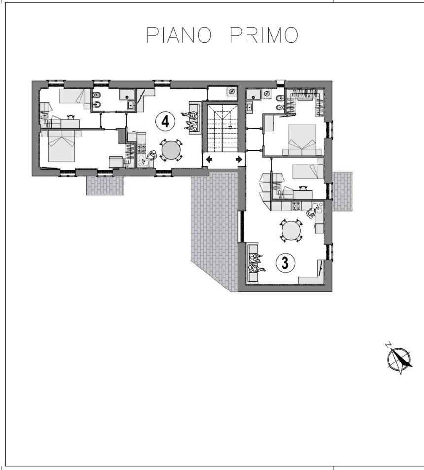 Three-room apartment of 96 m² in Mariano Comense (22066)