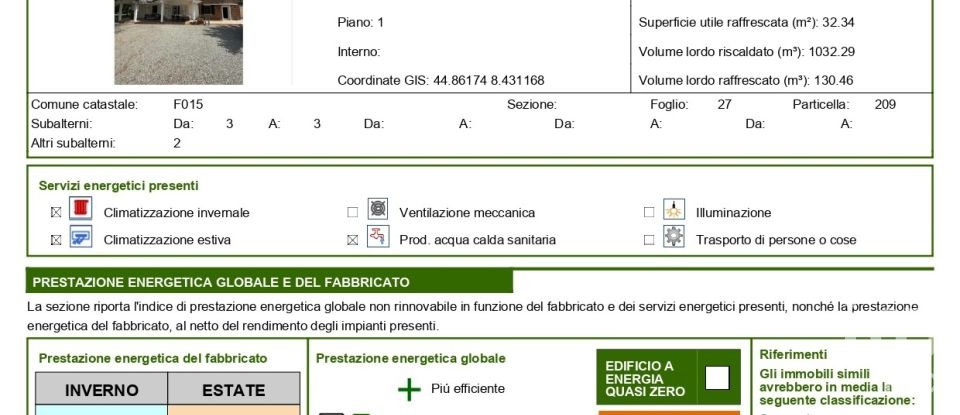 Casale 17 locali di 362 m² in Masio (15024)