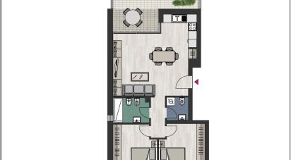 Three-room apartment of 91 m² in Bologna (40131)