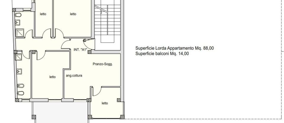 Apartment 5 rooms of 102 m² in Tortoreto (64018)